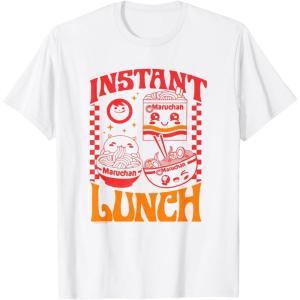 image:imageMaruchan Instant Lunch Kawaii Symbols Vintage Poster TShirtWhite