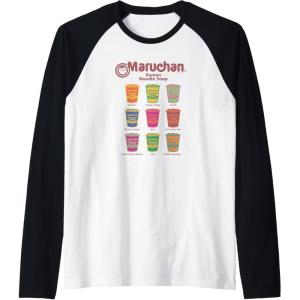 image:imageMaruchan Instant Lunch Noodle Cup Flavors Colour Pop Raglan Baseball TeeBlackWhite