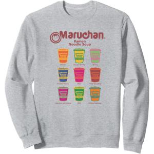 image:imageMaruchan Instant Lunch Noodle Cup Flavors Colour Pop SweatshirtHeather Grey
