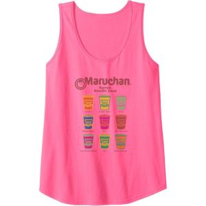 image:imageMaruchan Instant Lunch Noodle Cup Flavors Colour Pop Tank TopNeon Pink