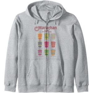 image:imageMaruchan Instant Lunch Noodle Cup Flavors Colour Pop Zip HoodieHeather Grey