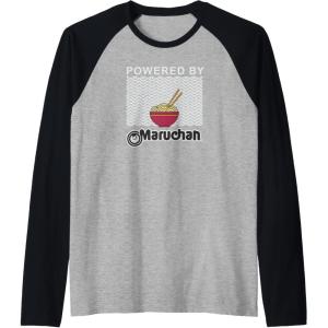 image:imageMaruchan Instant Lunch Noodle Powered By Maruchan Raglan Baseball TeeBlackAthletic Heather