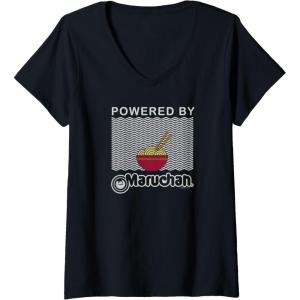 image:imageMaruchan Instant Lunch Noodle Powered By Maruchan VNeck TShirtBlack