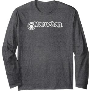 image:imageMaruchan Instant Lunch Official Classic Logo Long Sleeve TShirtDark Heather Grey