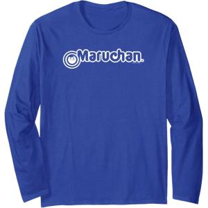 image:imageMaruchan Instant Lunch Official Classic Logo Long Sleeve TShirtRoyal Blue