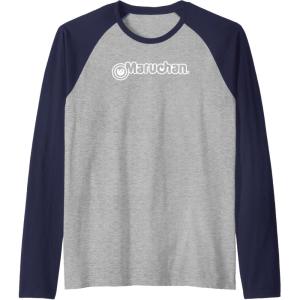 image:imageMaruchan Instant Lunch Official Classic Logo Raglan Baseball TeeNavy BlueAthletic Heather