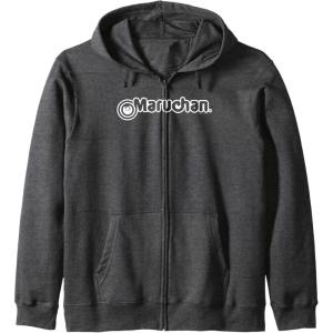 image:imageMaruchan Instant Lunch Official Classic Logo Zip HoodieDark Heather Grey