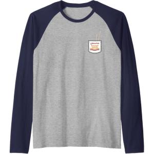 image:imageMaruchan Instant Lunch Pocket Chop Sticks Raglan Baseball TeeNavy BlueAthletic Heather