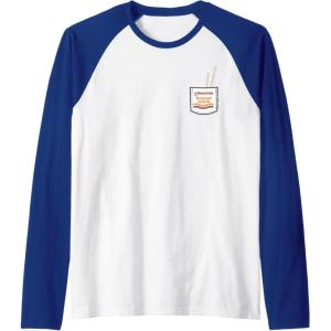 image:imageMaruchan Instant Lunch Pocket Chop Sticks Raglan Baseball TeeRoyal BlueWhite