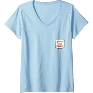 image:imageMaruchan Instant Lunch Pocket Chop Sticks VNeck TShirtBaby Blue