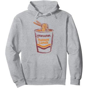 image:imageMaruchan Instant Lunch Ramen Cup Art Logo Pullover HoodieHeather Grey