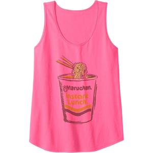 image:imageMaruchan Instant Lunch Ramen Cup Art Logo Tank TopNeon Pink