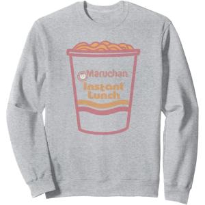 image:imageMaruchan Instant Lunch Ramen Cup Distressed Logo SweatshirtHeather Grey