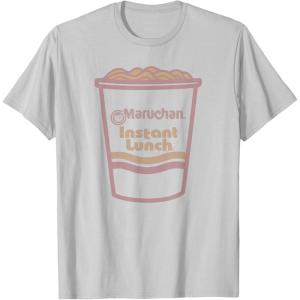 image:imageMaruchan Instant Lunch Ramen Cup Distressed Logo TShirtSilver Grey
