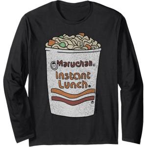 image:imageMaruchan Instant Lunch Ramen Cup Drawing Logo Long Sleeve TShirtBlack