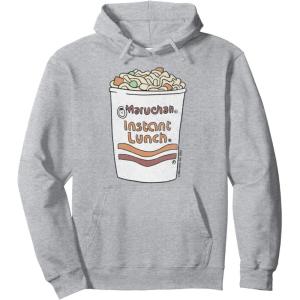 image:imageMaruchan Instant Lunch Ramen Cup Drawing Logo Pullover HoodieHeather Grey