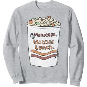 image:imageMaruchan Instant Lunch Ramen Cup Drawing Logo SweatshirtHeather Grey