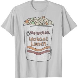image:imageMaruchan Instant Lunch Ramen Cup Drawing Logo TShirtSilver Grey