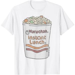image:imageMaruchan Instant Lunch Ramen Cup Drawing Logo TShirtWhite