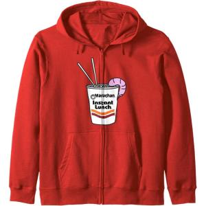 image:imageMaruchan Instant Lunch Ramen Cup Drawing Shrimp Logo Zip HoodieRed