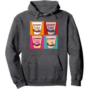 image:imageMaruchan Instant Lunch Ramen Cups Pop Art Painting Pullover HoodieDark Heather Grey