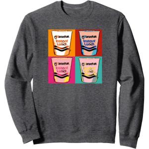 image:imageMaruchan Instant Lunch Ramen Cups Pop Art Painting SweatshirtDark Heather Grey