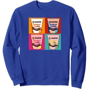 image:imageMaruchan Instant Lunch Ramen Cups Pop Art Painting SweatshirtRoyal Blue