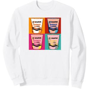 image:imageMaruchan Instant Lunch Ramen Cups Pop Art Painting SweatshirtWhite