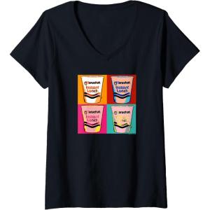 image:imageMaruchan Instant Lunch Ramen Cups Pop Art Painting VNeck TShirtBlack