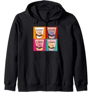 image:imageMaruchan Instant Lunch Ramen Cups Pop Art Painting Zip HoodieBlack