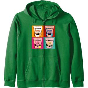 image:imageMaruchan Instant Lunch Ramen Cups Pop Art Painting Zip HoodieDark Green