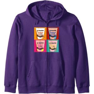image:imageMaruchan Instant Lunch Ramen Cups Pop Art Painting Zip HoodiePurple