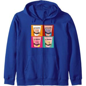 image:imageMaruchan Instant Lunch Ramen Cups Pop Art Painting Zip HoodieRoyal Blue