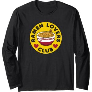 image:imageMaruchan Instant Lunch Ramen Lovers Club Bowl Logo Long Sleeve TShirtBlack