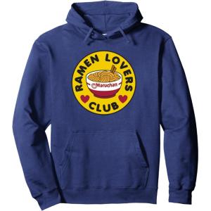 image:imageMaruchan Instant Lunch Ramen Lovers Club Bowl Logo Pullover HoodieNavy Blue