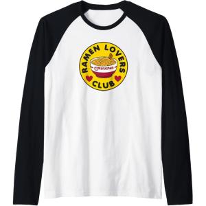 image:imageMaruchan Instant Lunch Ramen Lovers Club Bowl Logo Raglan Baseball TeeBlackWhite