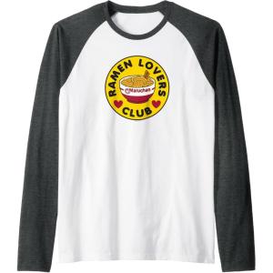 image:imageMaruchan Instant Lunch Ramen Lovers Club Bowl Logo Raglan Baseball TeeDark Heather GreyWhite