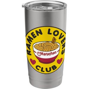 image:imageMaruchan Instant Lunch Ramen Lovers Club Bowl Logo Stainless Steel Insulated TumblerBrushed Steel