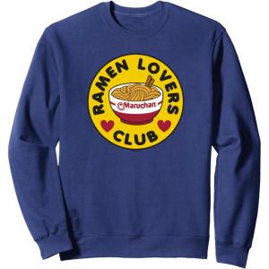 image:imageMaruchan Instant Lunch Ramen Lovers Club Bowl Logo SweatshirtNavy Blue