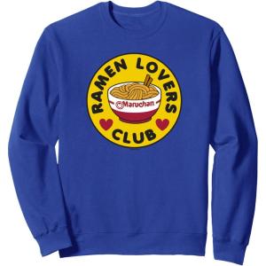image:imageMaruchan Instant Lunch Ramen Lovers Club Bowl Logo SweatshirtRoyal Blue