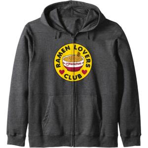 image:imageMaruchan Instant Lunch Ramen Lovers Club Bowl Logo Zip HoodieDark Heather Grey