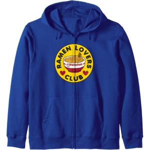 image:imageMaruchan Instant Lunch Ramen Lovers Club Bowl Logo Zip HoodieRoyal Blue