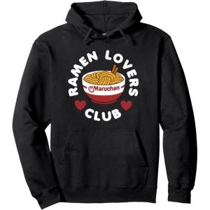 image:imageMaruchan Instant Lunch Ramen Lovers Club Cute Logo Pullover HoodieBlack