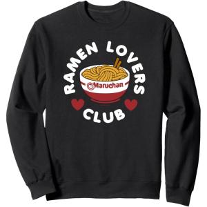 image:imageMaruchan Instant Lunch Ramen Lovers Club Cute Logo SweatshirtBlack