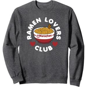 image:imageMaruchan Instant Lunch Ramen Lovers Club Cute Logo SweatshirtDark Heather Grey