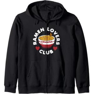 image:imageMaruchan Instant Lunch Ramen Lovers Club Cute Logo Zip HoodieBlack