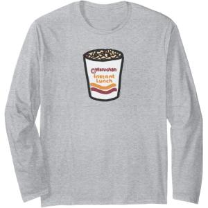 image:imageMaruchan Instant Lunch Ramen Noodle Doodle Long Sleeve TShirtHeather Grey