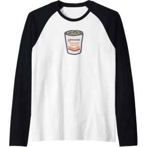 image:imageMaruchan Instant Lunch Ramen Noodle Doodle Raglan Baseball TeeBlackWhite