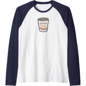 image:imageMaruchan Instant Lunch Ramen Noodle Doodle Raglan Baseball TeeNavy BlueWhite