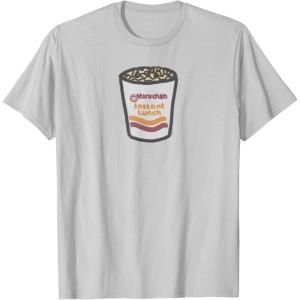 image:imageMaruchan Instant Lunch Ramen Noodle Doodle TShirtSilver Grey